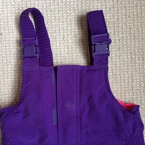 Hanna Andersson 110  purple snow pants.